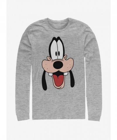 Disney Goofy Dad Movie Long-Sleeve T-Shirt - Grey for Men