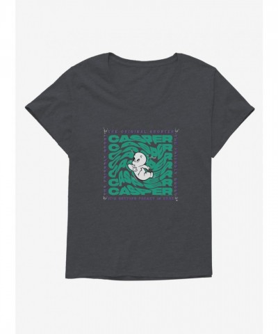 Casper Friendly Ghost Virtual Raver Tee for Girls Plus Sizes