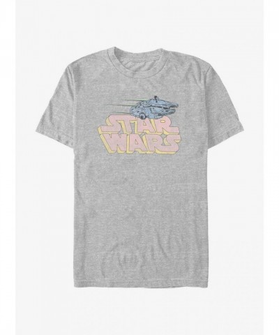 Star Wars Retro Logo T-Shirt - Unisex Grey