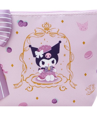 Kuromi Tea Room Zipper Pouch with Ribbon Charm