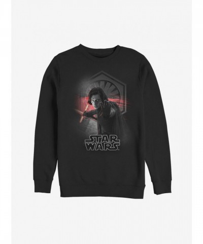 Kylo Ren Jedi Mind Trick Black Crewneck Sweatshirt for Men