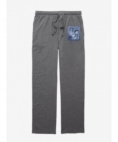 Coraline Unisex Grey Family Portrait Pajama Pants