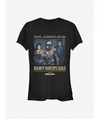 Mandalorian Girls' Cotton T-Shirt - Junior Sizes - Black