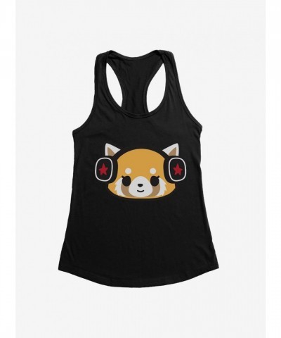 Aggretsuko Metal Headphones Girls Lightweight Tank