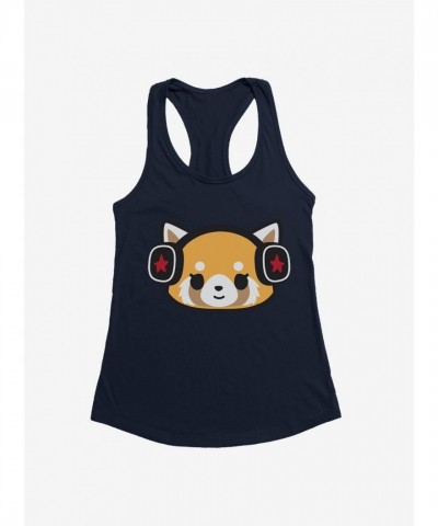 Aggretsuko Metal Headphones Girls Lightweight Tank