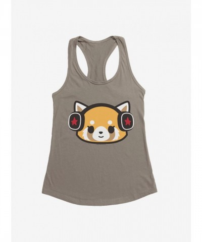 Aggretsuko Metal Headphones Girls Lightweight Tank