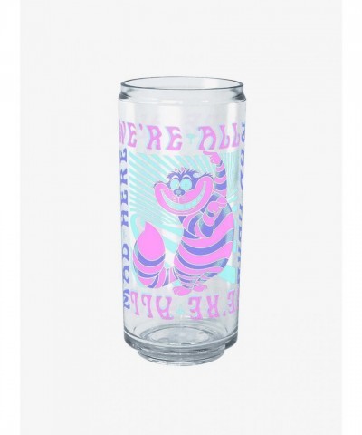 Disney Cheshire Cat Clear Cup from Alice in Wonderland - Durable Tritan Plastic