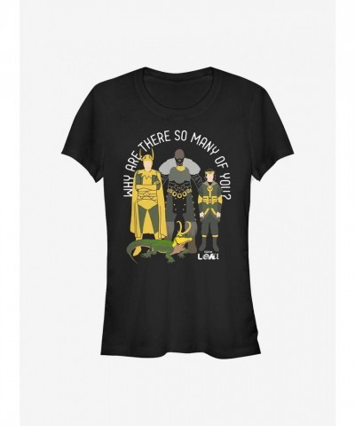 Marvel Girls T-Shirt - Why Are There So Many Of You? - Black