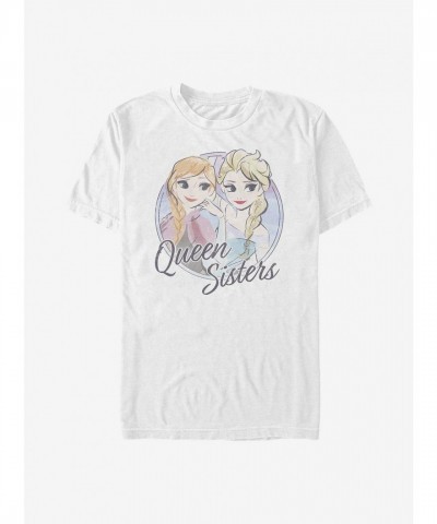 Disney Frozen II Elsa & Anna Queen Sisters Unisex T-Shirt - White
