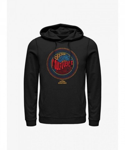 Marvel Multiverse Runes Logo Hoodie - Men's Black