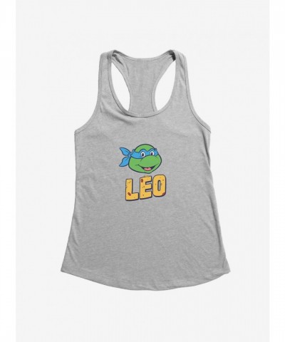 Teenage Mutant Ninja Turtles Leo Pizza Face Girls Tank Top