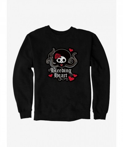 Skelanimals Bleeding Heart Unisex Cotton Sweatshirt