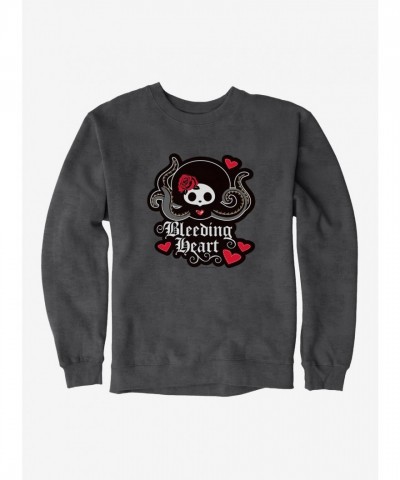 Skelanimals Bleeding Heart Unisex Cotton Sweatshirt