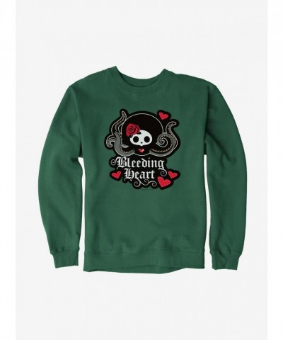 Skelanimals Bleeding Heart Unisex Cotton Sweatshirt