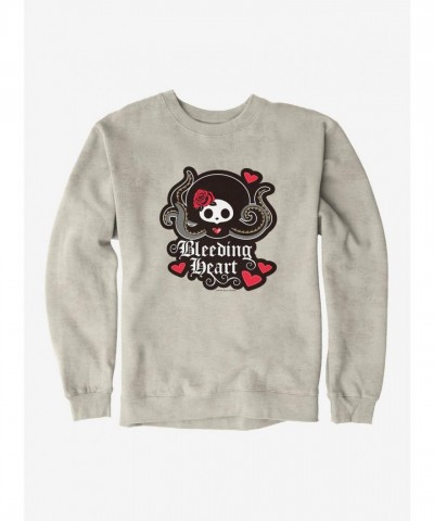 Skelanimals Bleeding Heart Unisex Cotton Sweatshirt