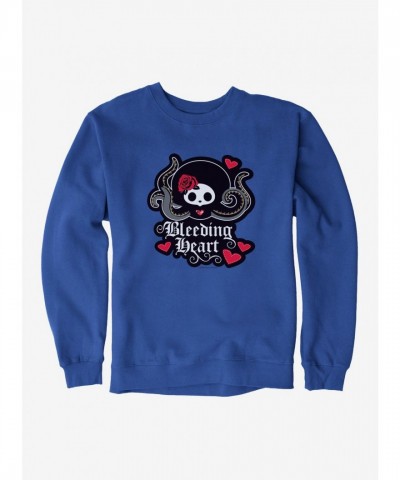 Skelanimals Bleeding Heart Unisex Cotton Sweatshirt