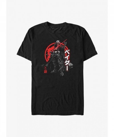 Extra Soft Darth Vader Samurai T-Shirt from Star Wars: Visions - Men's BLACK