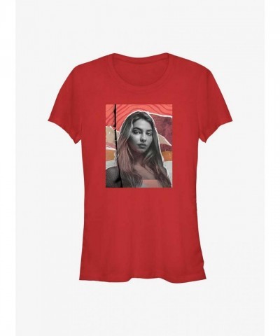 Outer Banks Sarah Poster T-Shirt for Girls - Red