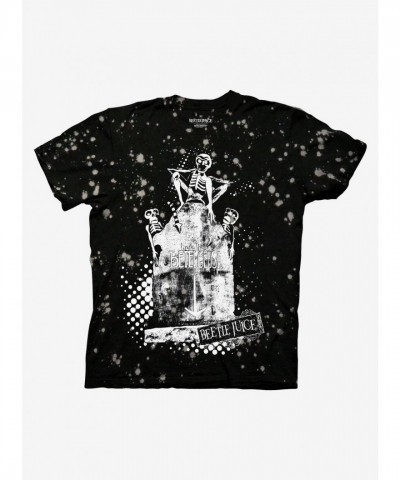 Beetlejuice Tombstone Design Boys' Relaxed Fit Tee
