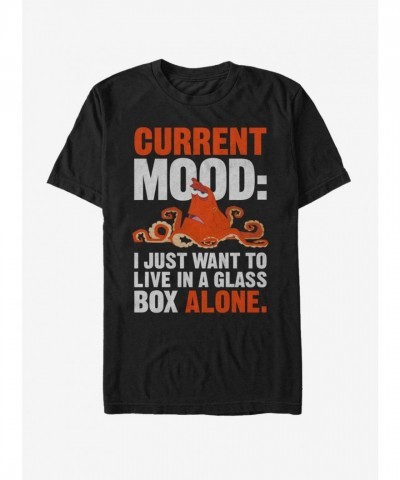 Disney Pixar Finding Dory Unisex T-Shirt with Hank Quote - Black