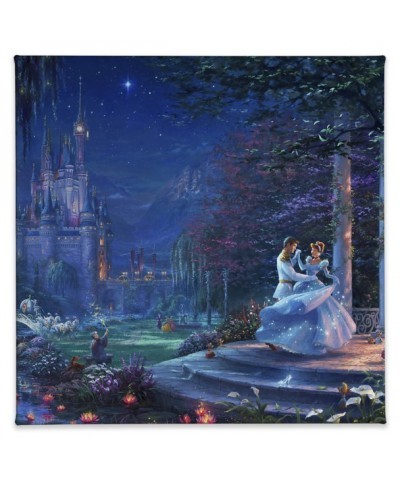 Cinderella Dancing in the Starlight Gallery Wrapped Canvas by Thomas Kinkade Studios