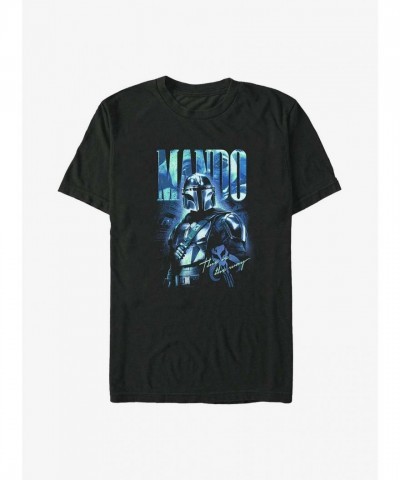 Mandalorian Big & Tall T-Shirt - Unisex Big Mando in Black