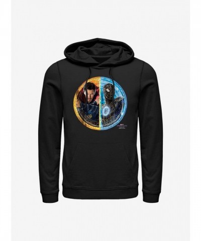 Marvel No Way Home Spider-Man Doctor Strange Circle Hoodie - Black Men's