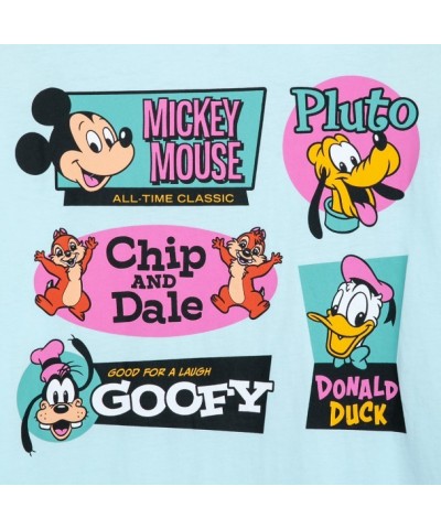 Mickey Mouse Gang Soft Pocket T-Shirt for Adults