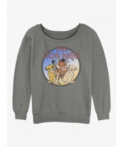 Disney Girls The Lion King Lightweight Sweatshirt - Grey