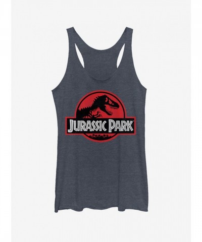 Red Circle Logo Girls Tank Top - Blue