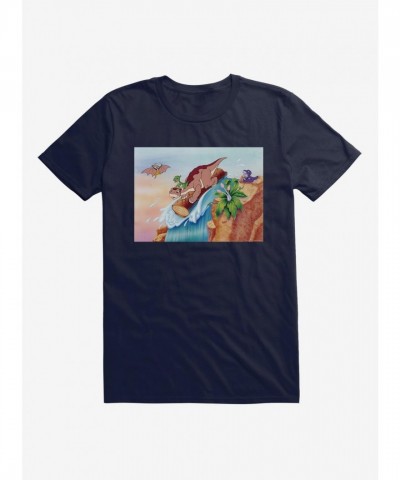 The Land Before Time Waterfall Slide Graphic Tee for Men