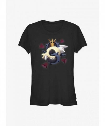 Disney King Vines Owl House Girls T-Shirt - Junior Sizes, Black