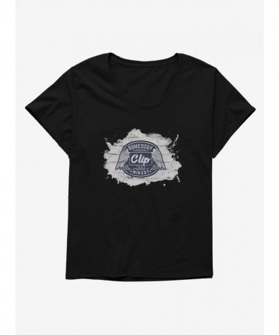 Supernatural Girls Plus Size T-Shirt with Clip Your Wings Design