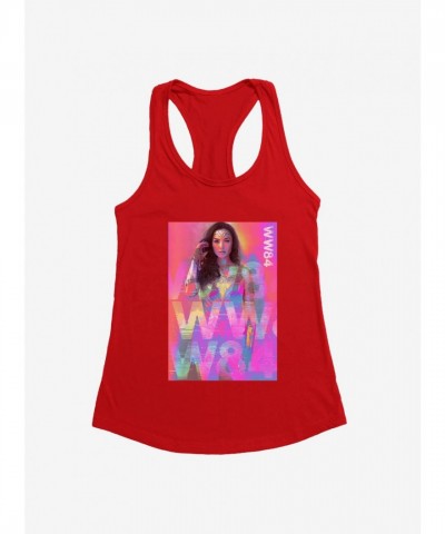Wonder Woman 1984 WW84 Watercolor Art Girl's Lightweight Tank Top