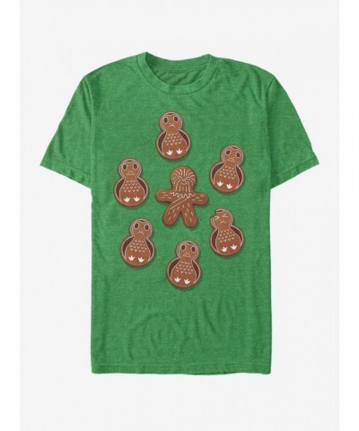 Star Wars Porg and Chewbacca Holiday T-Shirt - Men's Green