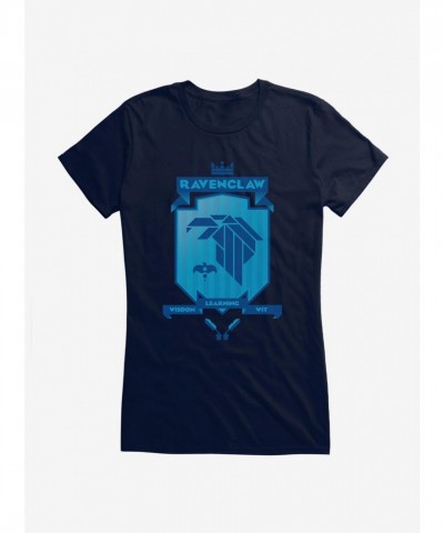 Harry Potter Ravenclaw Blue Logo Shirt for Girls