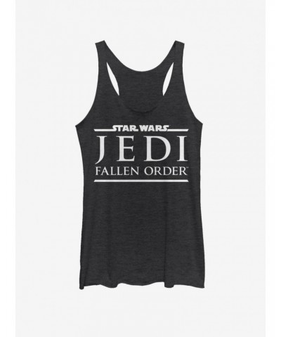 Star Wars Jedi Fallen Order Logo Girls Tank Top $7.87 Tops