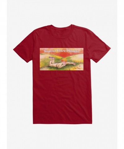 The Little Prince Save Your Planet T-Shirt for Men