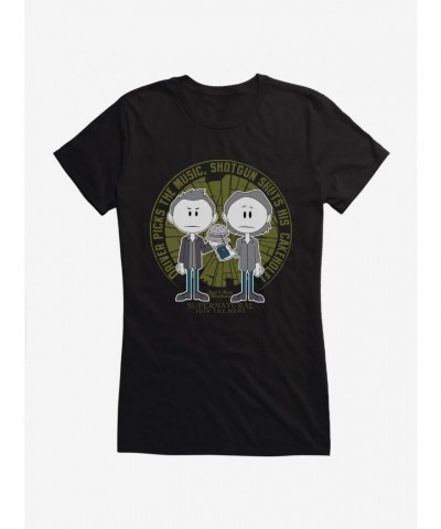 Supernatural Driver & Shotgun Girls Junior T-Shirt