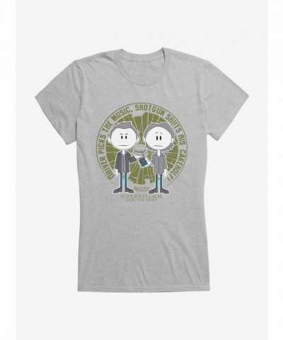 Supernatural Driver & Shotgun Girls Junior T-Shirt