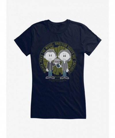Supernatural Driver & Shotgun Girls Junior T-Shirt