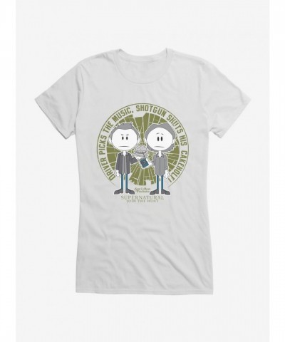 Supernatural Driver & Shotgun Girls Junior T-Shirt