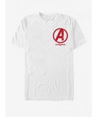 Marvel Avengers Endgame Inspired Men's White T-Shirt