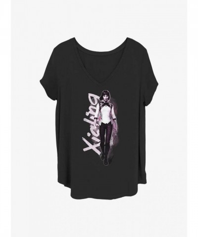 Marvel Shang-Chi Xialing Graphic Tee for Girls - Plus Size Black