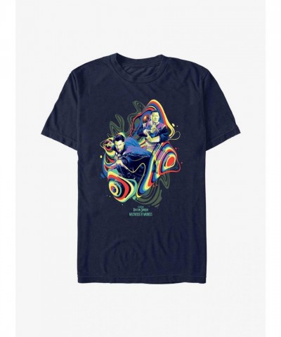Marvel Strange Groove T-Shirt - Men's Lightweight Blue Cotton