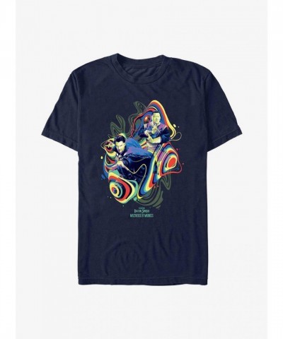 Marvel Strange Groove T-Shirt - Men's Lightweight Blue Cotton