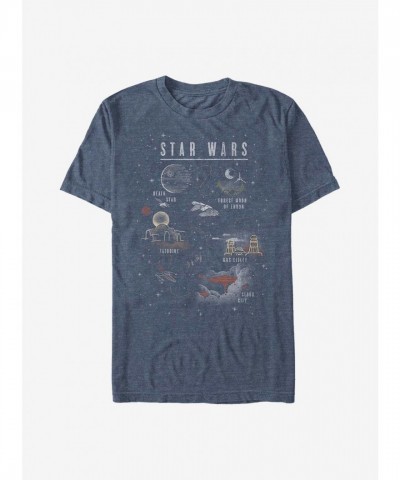 Star Wars Journey T-Shirt - Blue Men's
