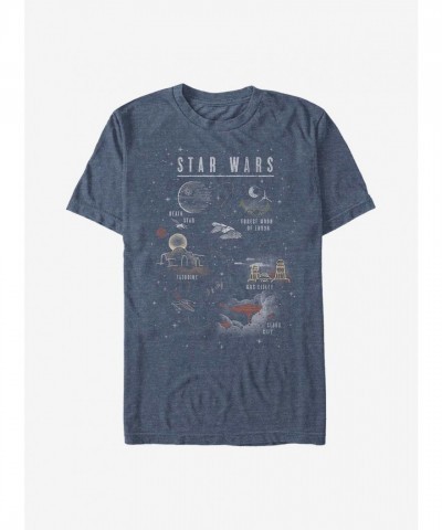 Star Wars Journey T-Shirt - Blue Men's