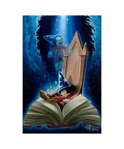 Sorcerer Mickey Mouse Dreaming of Sorcery Limited Edition Giclee Canvas by Jared Franco