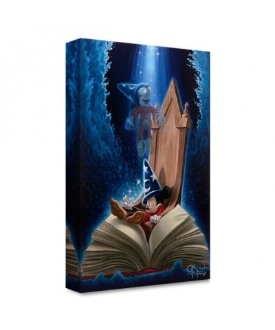Sorcerer Mickey Mouse Dreaming of Sorcery Limited Edition Giclee Canvas by Jared Franco